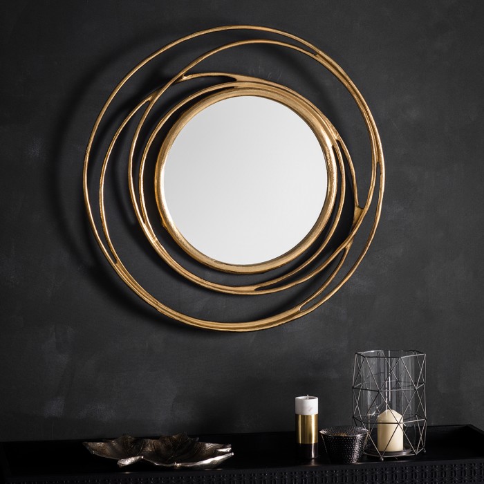 Allende Mirror Satin Gold