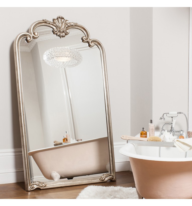 Palazzo Leaner Mirror Silver 