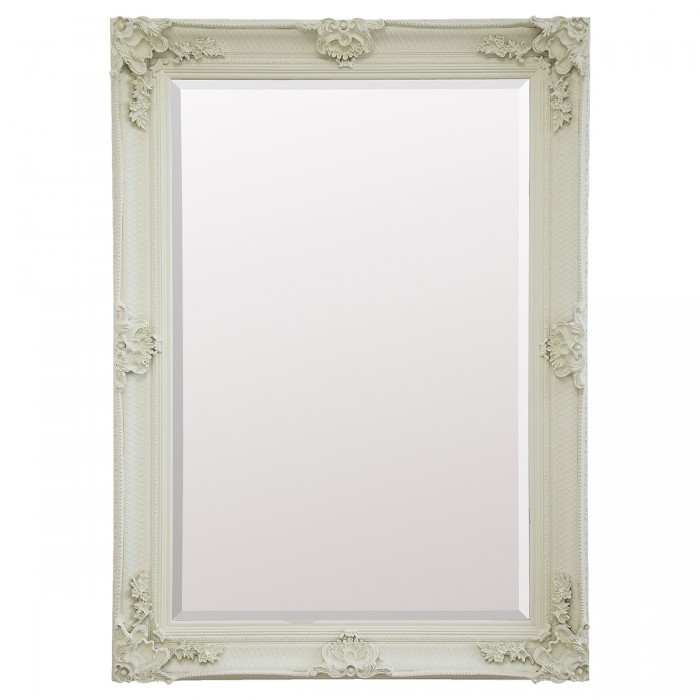 Abbey Rectangle Mirror Cream 