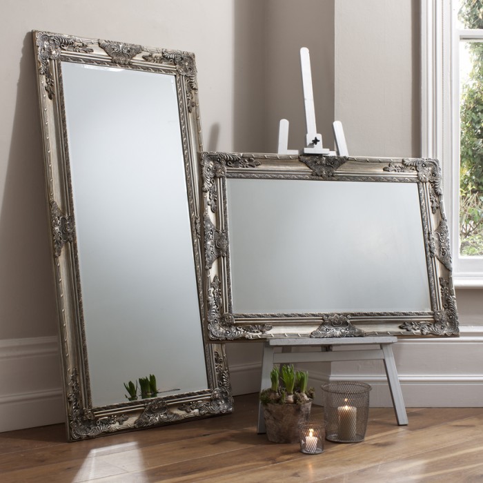 Hampshire Leaner Mirror Silver