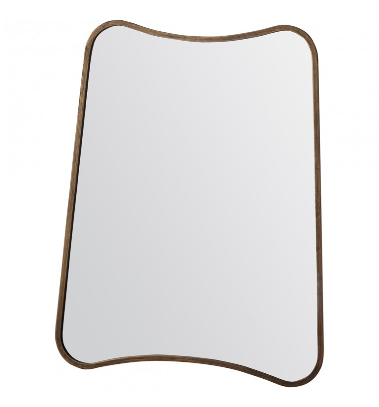 Kurva Gold Rectangle Mirror