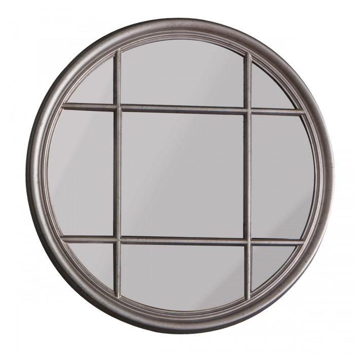 Eccelston Round Mirror Silver