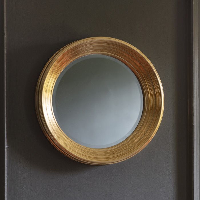 Chaplin Round Mirror Gold 