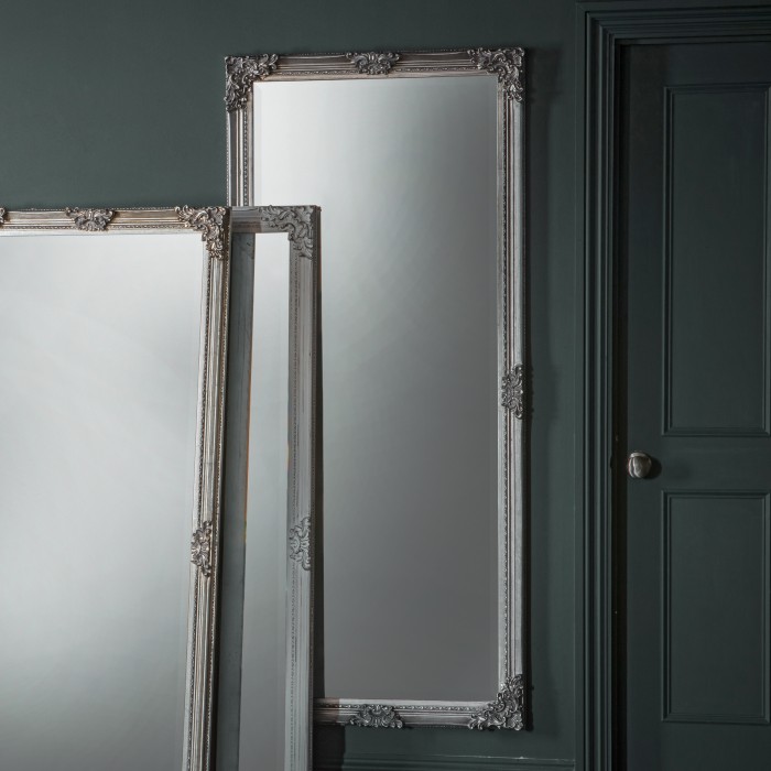 Fiennes Leaner Mirror Silver 