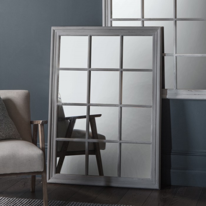 Costner Mirror Distressed Grey 