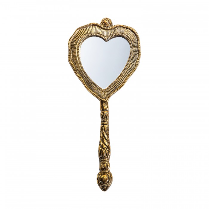 Grandi Mirror Brass Antique